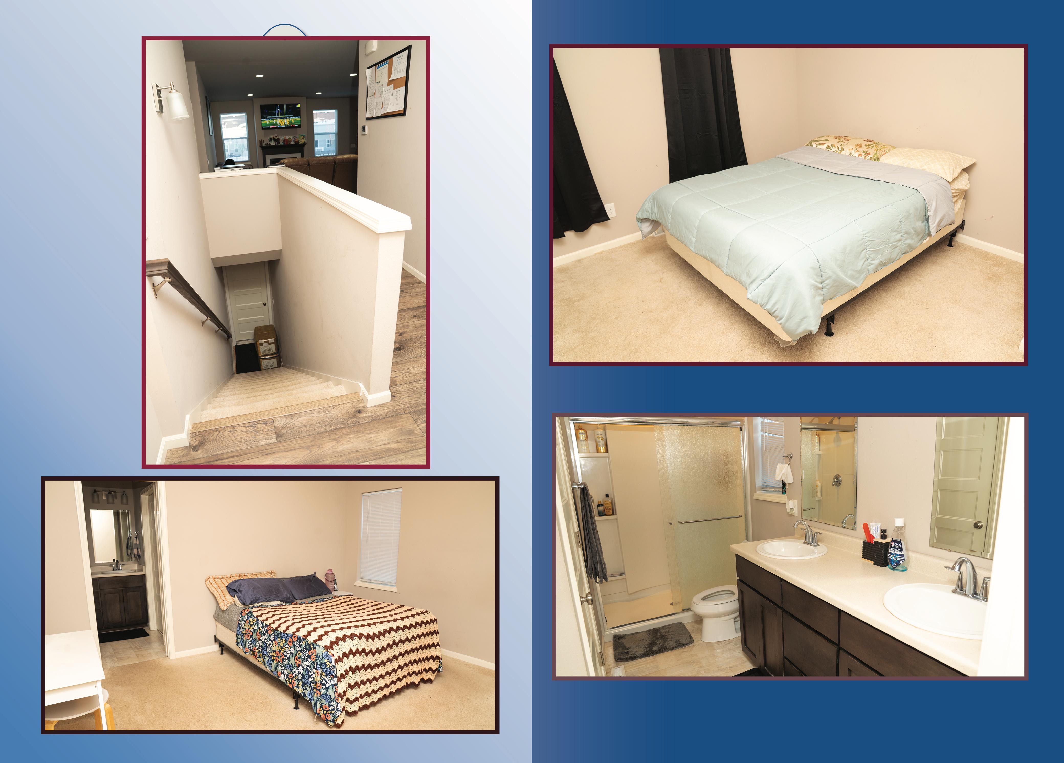 1483 Thoreau Drive - Bedrooms and bath